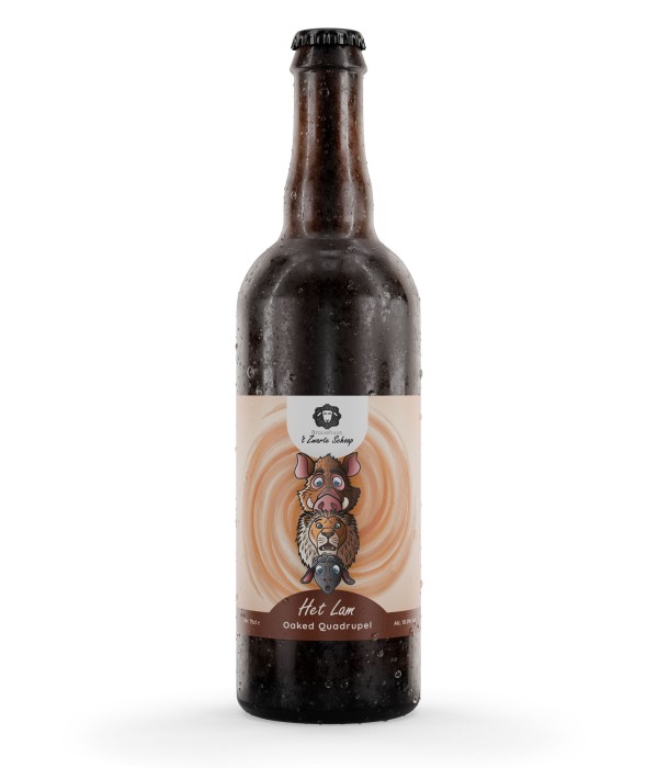 ’t Zwarte Schoap Het Lam Oaked Quadrupel bij t Bockje in Bathmen
