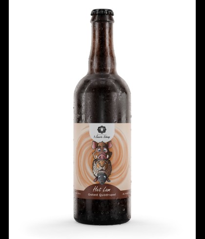 't Zwarte Schoap Het Lam Oaked Quadrupel, bier op voorraad bij slijterij t Bockje in Bathmen