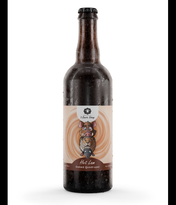 ’t Zwarte Schoap Het Lam Oaked Quadrupel bij t Bockje in Bathmen