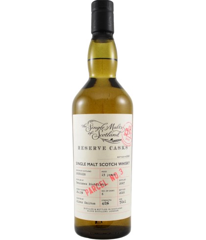 Fles THE SINGLE MALTS OF SCOTLAND Benrinnes 13 Years Old, single malt whisky, op voorraad bij slijterij t Bockje in Bathmen