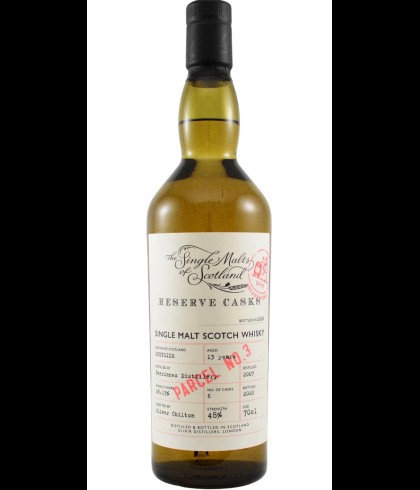 Fles THE SINGLE MALTS OF SCOTLAND Benrinnes 13 Years Old, single malt whisky, op voorraad bij slijterij t Bockje in Bathmen