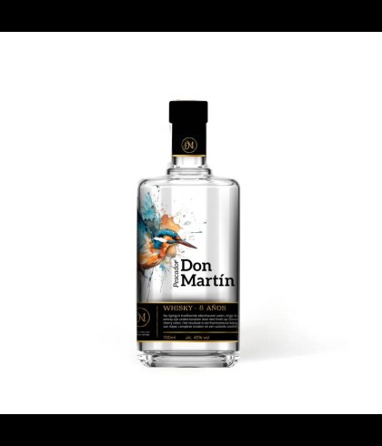 Fles Brouwhoeve Whisky Don Martin 8 Años, whisky, op voorraad bij slijterij t Bockje in Bathmen