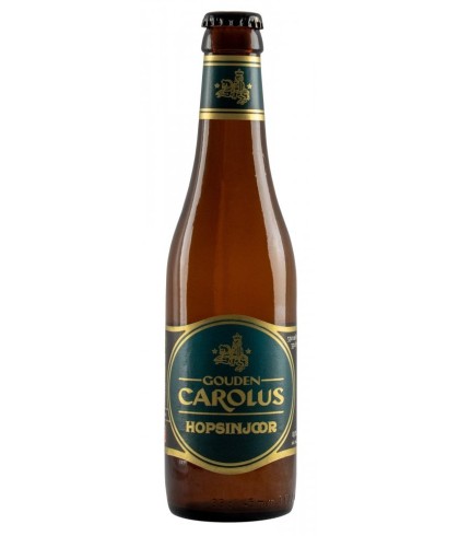 Fles Gouden Carolus Hopsinjoor, bier van Gouden Carolus, bij slijterij t Bockje in Bathmen