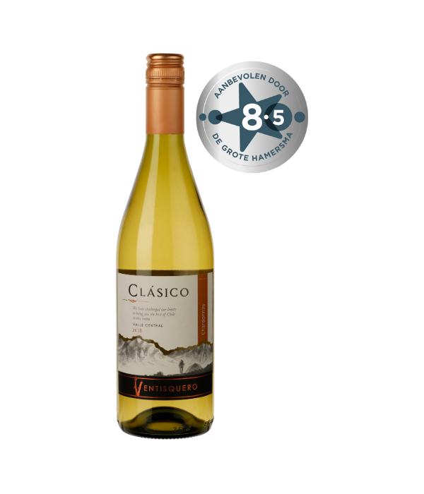 Ventisquero Clásico Chardonnay, wijn bij t Bockje in Bathmen