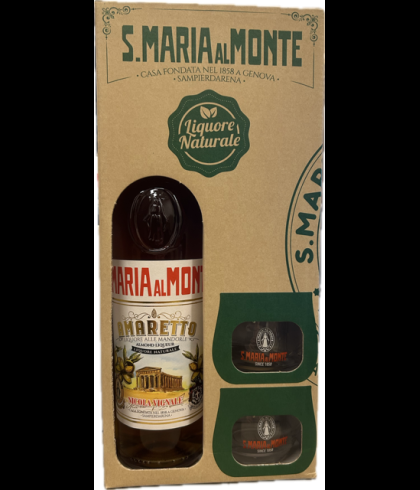Santa Maria al Monte Amaretto Giftbox, bij slijterij t Bockje in Bathmen