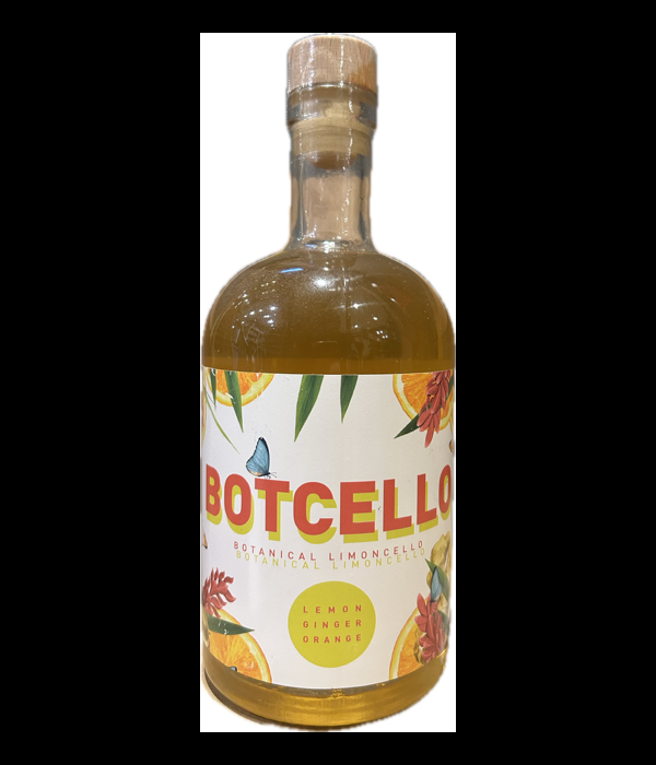 Botcello Citroen Gember Sinaasappel Botanische Limoncello bij t Bockje in Bathmen