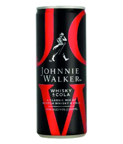 Johnnie Walker Whisky & Cola, bij slijterij t Bockje in Bathmen
