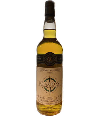 Fles Claxton’s Inchfad 5 Years Old, single malt whisky, op voorraad bij slijterij t Bockje in Bathmen