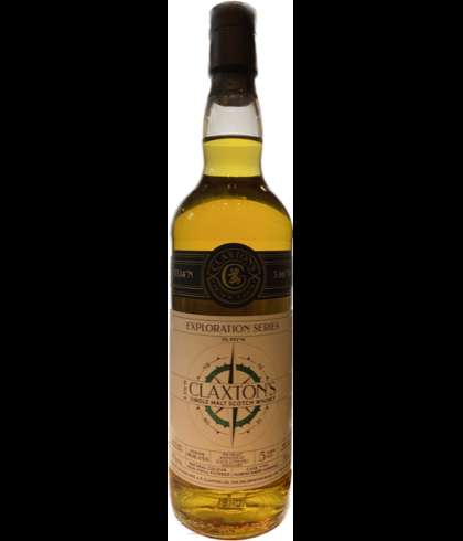 Fles Claxton&rsquo;s Inchfad 5 Years Old, single malt whisky, op voorraad bij slijterij t Bockje in Bathmen