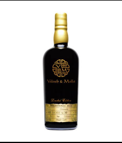 Fles Valinch & Mallet Grenada 30YO, rum, bij slijterij t Bockje in Bathmen