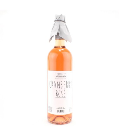 Fles Streeck Ambachtelijk Cranberry Rose, wijn op voorraad bij slijterij t Bockje in Bathmen
