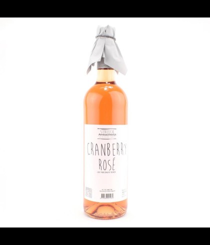 Fles Streeck Ambachtelijk Cranberry Rose, wijn op voorraad bij slijterij t Bockje in Bathmen