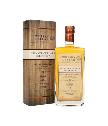 Fles The Whisky Cellar Auchroisk 13 Years Old, single malt whisky, op voorraad bij slijterij t Bockje in Bathmen