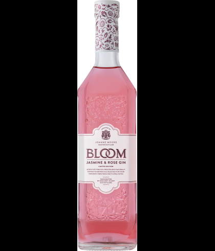 Fles Bloom Jasmine & Rose Gin, gin, op voorraad bij slijterij t Bockje in Bathmen