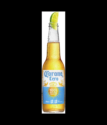 Fles Corona Cero 0.0 Bier, bier van Corona, bij slijterij t Bockje in Bathmen