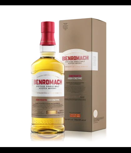 Fles Benromach 2012 High Enzyme 12 Years Old, single malt whisky, op voorraad bij slijterij t Bockje in Bathmen