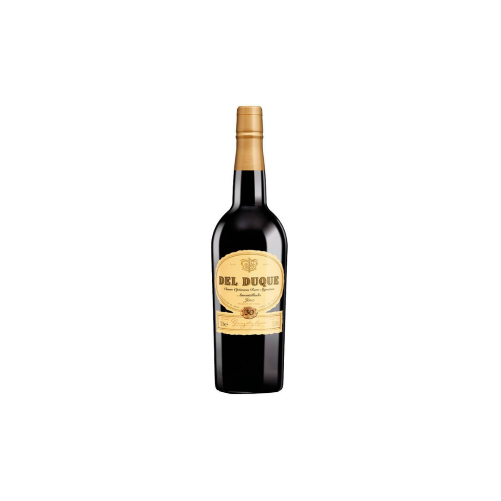 Sherry González Byass Del Duque Amontillado V.O.R.S. 30Y van Gonzalez Byass, op voorraad bij slijterij ’t Bockje in Bathmen