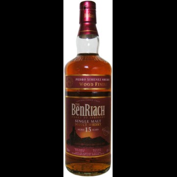 BenRiach 15 Years Old Speyside Single Malt Scotch Whisky PX Finish
