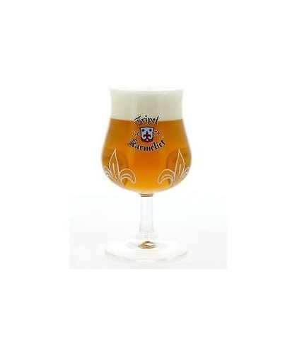 Tripel Karmeliet Glas, glas bij t Bockje in Bathmen