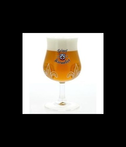 Tripel Karmeliet Glas, glas bij t Bockje in Bathmen