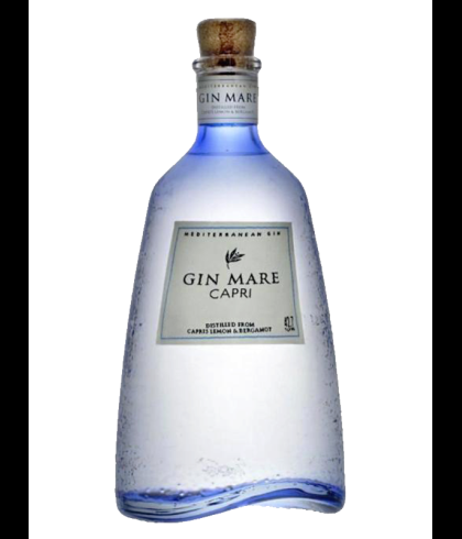 Fles Gin Mare Capri, gin, op voorraad bij slijterij t Bockje in Bathmen