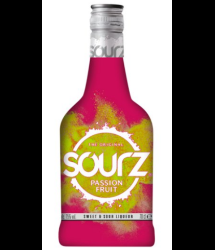 Sourz Passion Fruit, op voorraad bij slijterij t Bockje in Bathmen