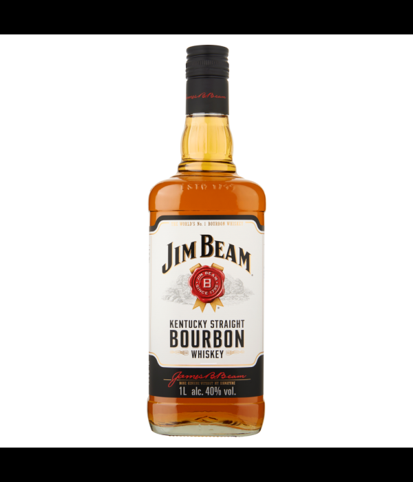 Jim Beam Bourbon White Kentucky Straight Whiskey bij t Bockje in Bathmen