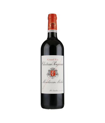 Fles Chateau Poujeaux Moulis, wijn op voorraad bij slijterij t Bockje in Bathmen