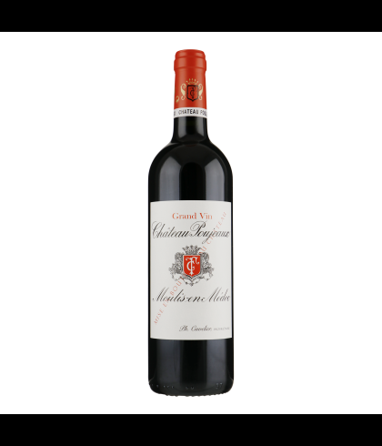Fles Chateau Poujeaux Moulis, wijn op voorraad bij slijterij t Bockje in Bathmen