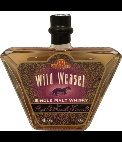 Fles WIld Weasel Red Port Cask, whisky, op voorraad bij slijterij t Bockje in Bathmen