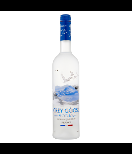 Fles Grey Goose Vodka, wodka, op voorraad bij slijterij t Bockje in Bathmen