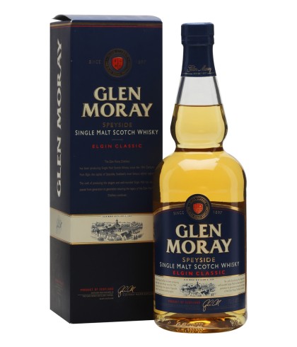 Fles Glen Moray Elgin Classic, single malt whisky, op voorraad bij slijterij t Bockje in Bathmen