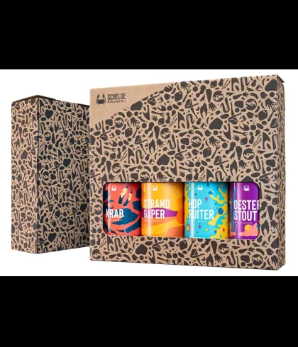 Geschenk Scheldebrouwerij Geschenkverpakking van Scheldebrouwerij, bij slijterij ’t Bockje in Bathmen