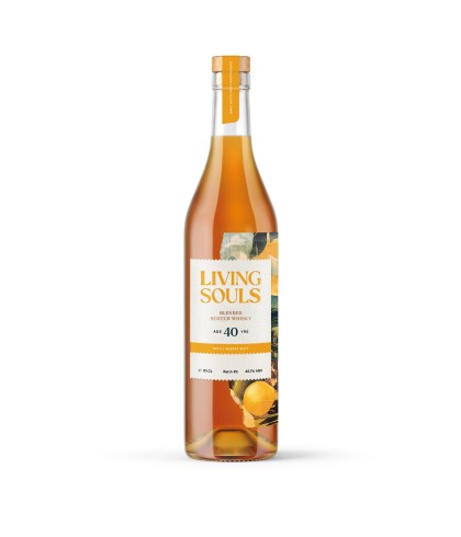 Fles whisky van bottelaar Living Souls, op voorraad bij slijterij t Bockje in Bathmen