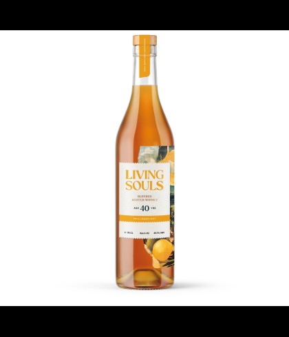 Fles whisky van bottelaar Living Souls, op voorraad bij slijterij t Bockje in Bathmen
