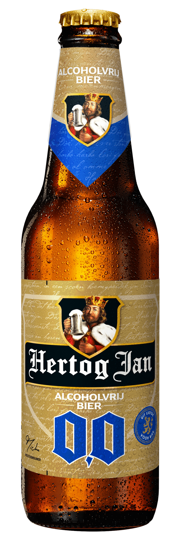 Alcoholvrije drank Hertog Jan Alcoholvrij Bier 0,0% van Hertog Jan, bij slijterij ’t Bockje in Bathmen