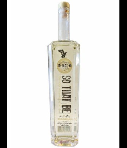 Fles So That Be Vodka, wodka van palmsap, op voorraad bij slijterij t Bockje in Bathmen