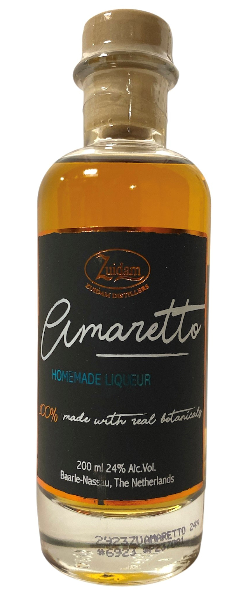 Likeur Zuidam Amaretto van Zuidam, bij slijterij ’t Bockje in Bathmen