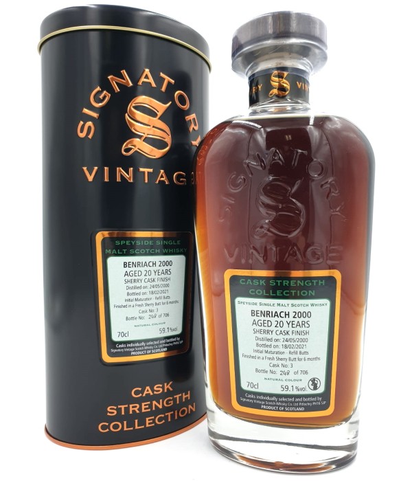 BENRIACH 2000 CASK STRENGTH SIGNATORY bij t Bockje in Bathmen
