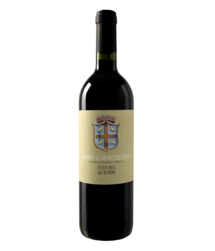 Fles Fattoria dei Barbi Rosso di Montalcino, wijn op voorraad bij slijterij t Bockje in Bathmen