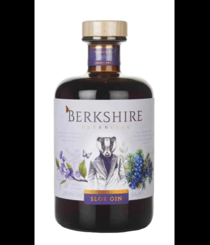 Fles Berkshire Botanical Sloe Gin, gin, op voorraad bij slijterij t Bockje in Bathmen