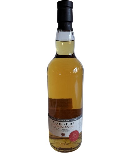 Fles Adelphi Ardmore 2016, geturfde Highland single malt van de Ardmore-distilleerderij, op voorraad bij slijterij t Bockje in Bathmen