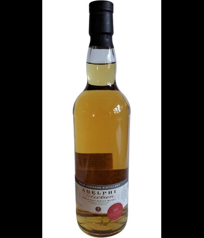 Fles Adelphi Ardmore 2016, geturfde Highland single malt van de Ardmore-distilleerderij, op voorraad bij slijterij t Bockje in Bathmen