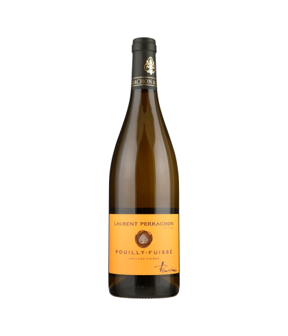 Fles Laurent Perrachon Pouilly Fuisse Vieilles Vignes, wijn op voorraad bij slijterij t Bockje in Bathmen