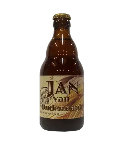 Fles Jan van Oudenaarde Tripel Glutenvrij, bier van Jan van Oudenaarde, bij slijterij t Bockje in Bathmen