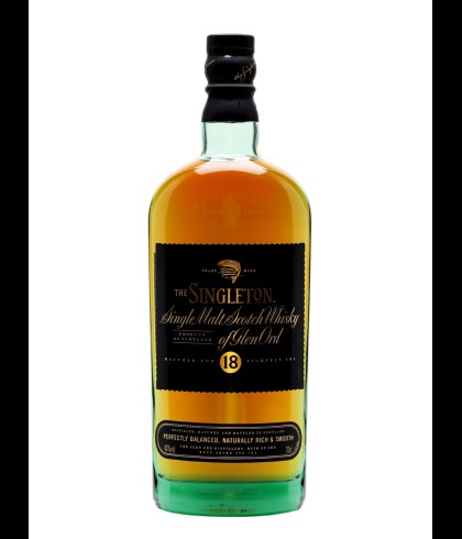 Fles Singleton of Dufftown 18 years Speyside Single Maltwhisky, whisky, bij slijterij ’t Bockje in Bathmen