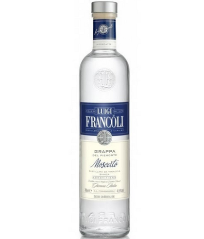 Grappa Francoli Grappa Moscato van Francoli, bij slijterij ’t Bockje in Bathmen
