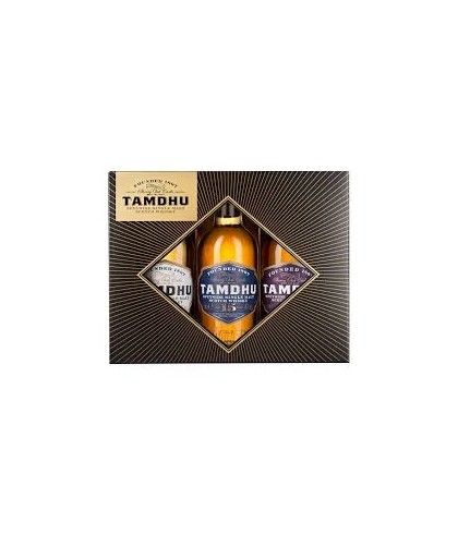 Botella de Tamdhu Speyside Single Malt Scotch Whisky Giftbox 3x5cl, whisky