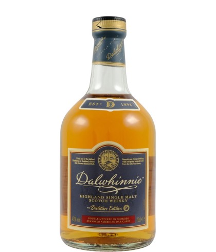 Fles Dalwhinnie The Distillers Edition, single malt whisky, op voorraad bij slijterij t Bockje in Bathmen