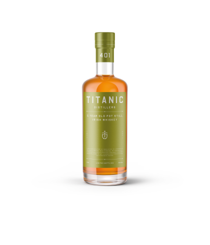 Fles Titanic Pot Still, whisky, op voorraad bij slijterij ’t Bockje in Bathmen